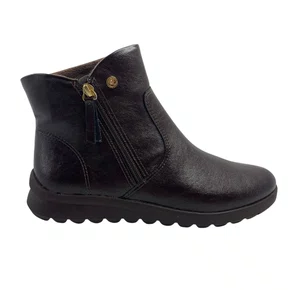 Bota Cano Curto Feminina Comfortflex Marrom 2682301