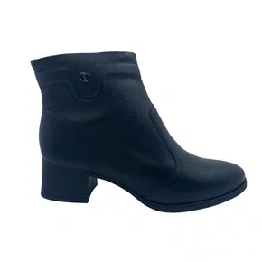 Bota Casual Couro Dakota Cano Baixo Preta 2781