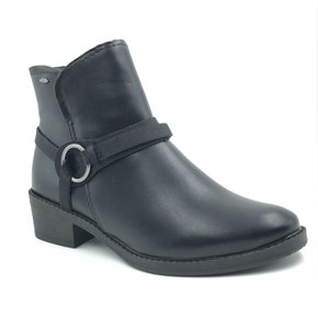 Bota Dakota Cano Curto Salto Baixo Preta 5753