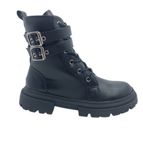 Bota Mini Sua Cia Coturno Tratorado com Fivela Preto 52063