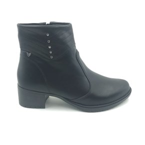 Bota Mississipi Cano Baixo com Spike Preta 852