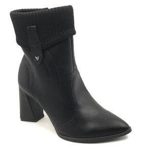 Bota Mississipi Salto Alto Bloco Preta 8502