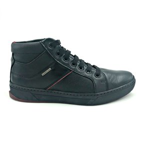 Bota Pegada Couro Natural Preto com Elástico 118903