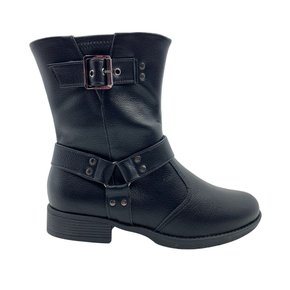 Bota Piccadilly Cano Médio Montaria Preta 653013