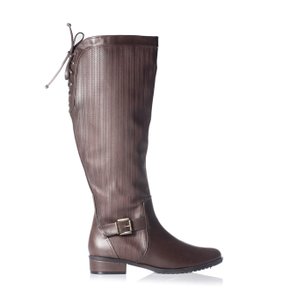 Bota Ramarim Montaria Marrom Com Ajuste na Panturrilha