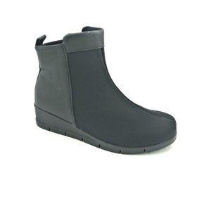 Bota Usaflex Preta Anabela Joanete 0503