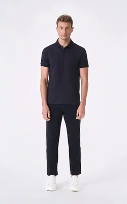 Calça Chino Masculina Fideli Regular Preta CR50300608