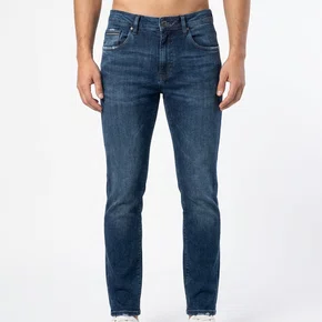 Calça Jeans Masculina Sallo Skinny Azul 0007