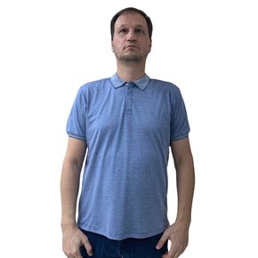 Camisa Fideli Gola Polo Giorno Azul EXG PR1605081