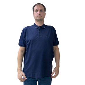 Camisa Fideli Gola Polo Giorno Azul Marinho PR905057