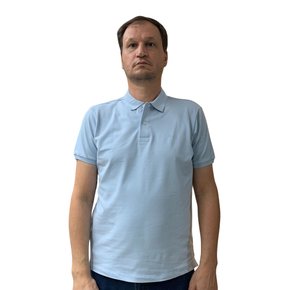 Camisa Fideli Polo Algodão Peruano Azul Claro EXG PR805010