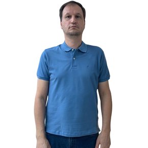 Camisa Fideli Polo Algodão Peruano Azul EXG PR805010