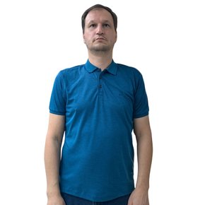 Camisa Fideli Polo Giorno Algodão Pima Azul EXG PR1305156