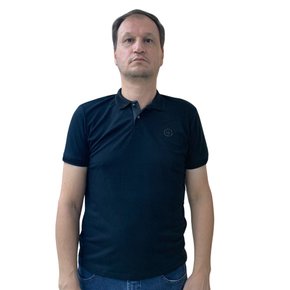 Camisa Sallo Gola Polo Slim Básica Preta 4711