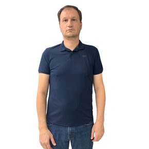 Camisa Sallo Gola Polo Slim Dry Azul Marinho 3055