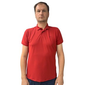 Camisa Sallo Gola Polo Slim Dry Vermelha 3055