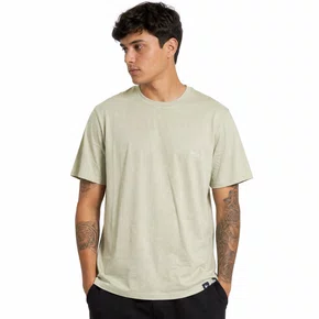 Camiseta Masculina Sallo Slim Fit Cinza 8176 Algodão Peruano