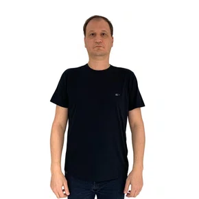 Camiseta Sallo Plus Size Manga Curta Preta 2702