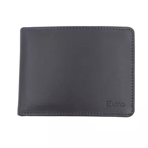 Carteira Euro Couro Masculina Marrom