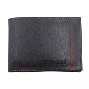 Carteira Ferracini Couro Masculina Marrom 397