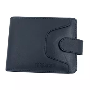 Carteira Ferracini Couro Masculina Preta 005.