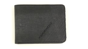 Carteira Ferracini Couro Natural Jeans Azul 308