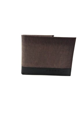 Carteira Ferracini Couro Natural Jeans Café 024