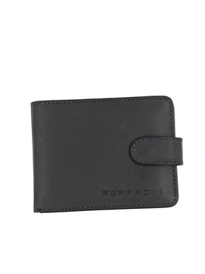 Carteira Ferracini Couro Natural Preta 023