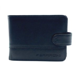 Carteira Ferracini Couro Preta 387