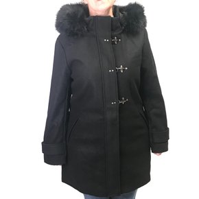 Casaco Alpelo Lã com Capuz Removível Preto 20800074