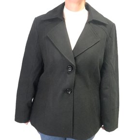 Casaco Alpelo Lã com Curto Preto 1799