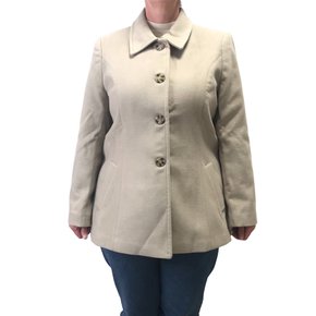 Casaco Maria Madalena Lã Médio Bege 113284179