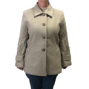 Casaco Maria Madalena Lã Médio Bege 113310179