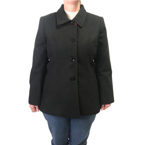 Casaco Maria Madalena Lã Médio Preto 113284179