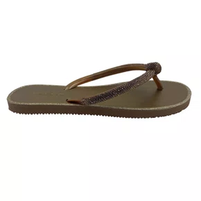 Chinelo Miss Love com Brilho Bronze CH2304