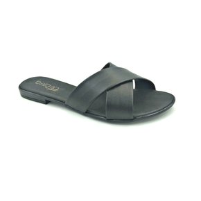 Chinelo Rasteiro Beira Rio Conforto Preto 8350103