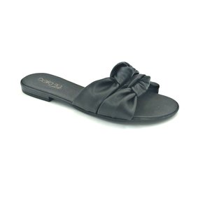 Chinelo Rasteiro Com Nó Beira Rio Conforto Preto 8350128