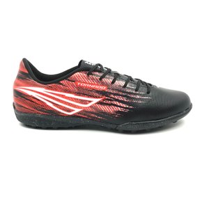 Chuteira Penalty Society Masculino Tornado Preto com Vermelho