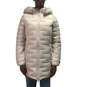 Jaqueta Alpelo Pluma de Pato Longa Bege 20500029