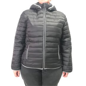 Jaqueta Alpelo Plus Size Capuz Removível Preta 200258