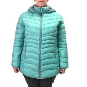 Jaqueta Alpelo Plus Size Capuz Removível Verde 20700029