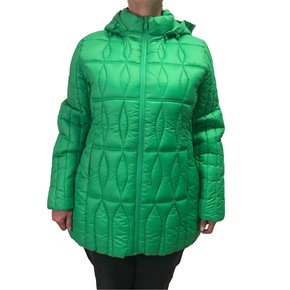 Jaqueta Alpelo Plus Size Capuz Removível Verde 40500152