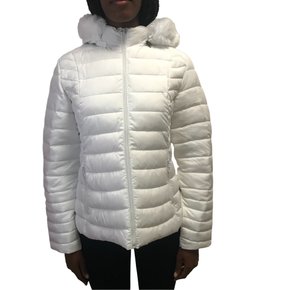 Jaqueta Dunialin com Capuz Removível Branca 2212