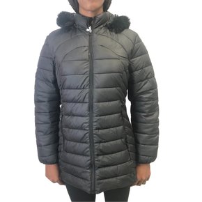 Jaqueta Dunialin com Capuz Removível Preta 2206