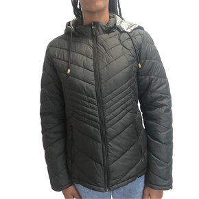 Jaqueta Dunialin Dupla Face com Capuz Preta 2204