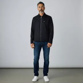 Jaqueta Masculina Erva Daninha Casual Suede Preta 719904