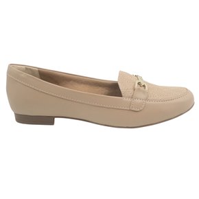 Sapato Dalla Vecchia Mocassim Tamanho Especial Bege 20300723