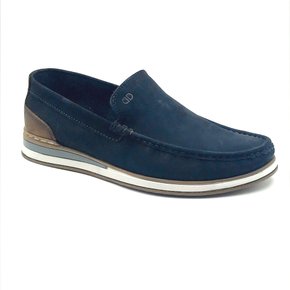 Mocassim Democrata Masculino Couro Azul 252101