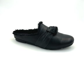 Mule Comfortflex Preto Forro de Lã Ultrasoft 2263301