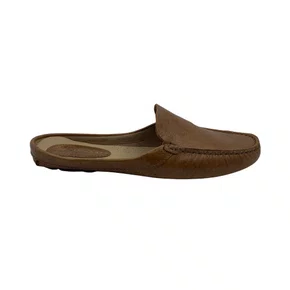 Mule Feminino Couro Andacco Conforto Marrom 3668
